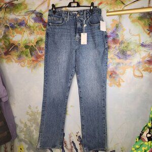 Good American Good Boy Vintage-Inspired Curvy Jeans With Tummy Tech 10/30